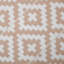 Tapis d'extérieur pour véhicule récréatif, tapis de patio 6 pi x 9 pi, café et blanc