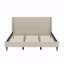 Lit plateforme tapissier sans sommier