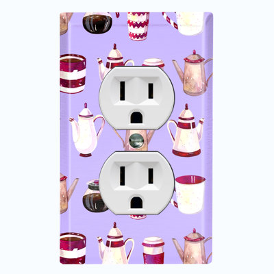 Food & Beverage 1 - Gang Duplex Outlet Standard Wall Plate