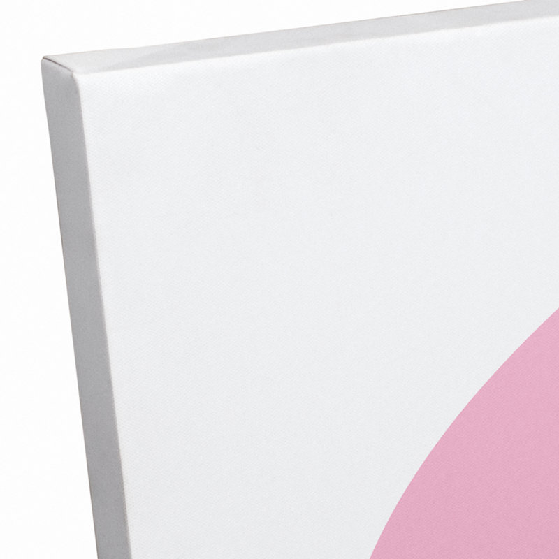 Impression sur toile «Pink Rainbow Delight», H 24 po x l 36 po