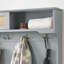 Étagère à vêtements avec portemanteau et porte-chaussures pour hall d'entrée, portemanteau avec banc et rangement pour chaussures-2092048558
