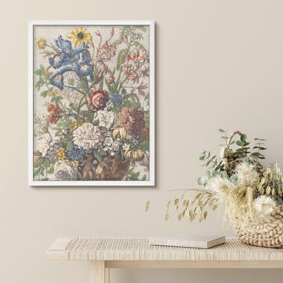 "YUK62, bouquets de fleurs classiques, art floral rustique, affiches, affiches, salle de bain, petit art mural"