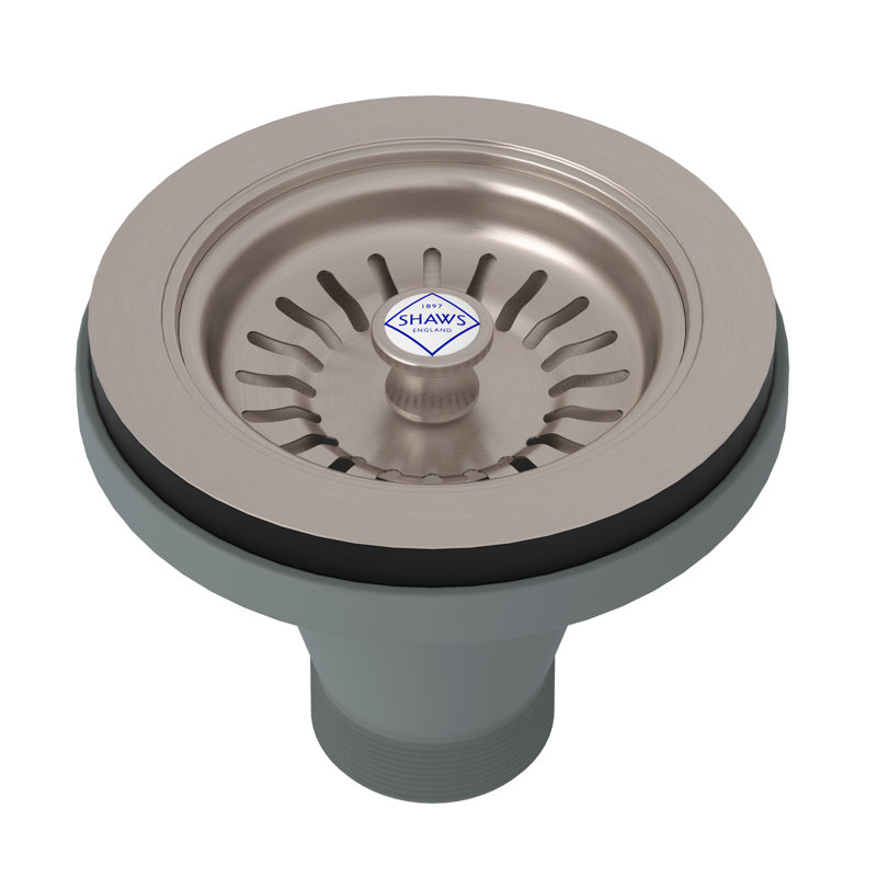 Basket Strainer, Satin Nickel