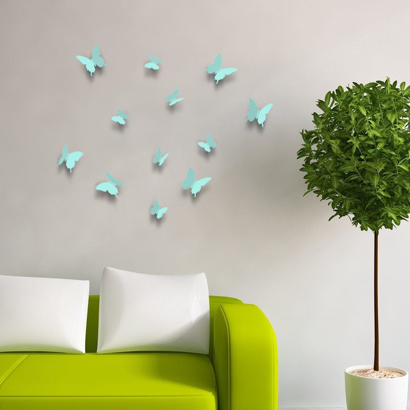 Non-Wall Damaging Wall Decal, Turkish Blue, 1 Pack