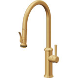 Davoli Pull-Down Kitchen Faucet with Squeeze Sprayer - High Arc Spout
