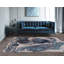 Aurora AU18 Ocean Metallic Blue Area Rug-987588465