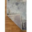Tapis bleu / beige tissé à la machine Zanyria-1567437733