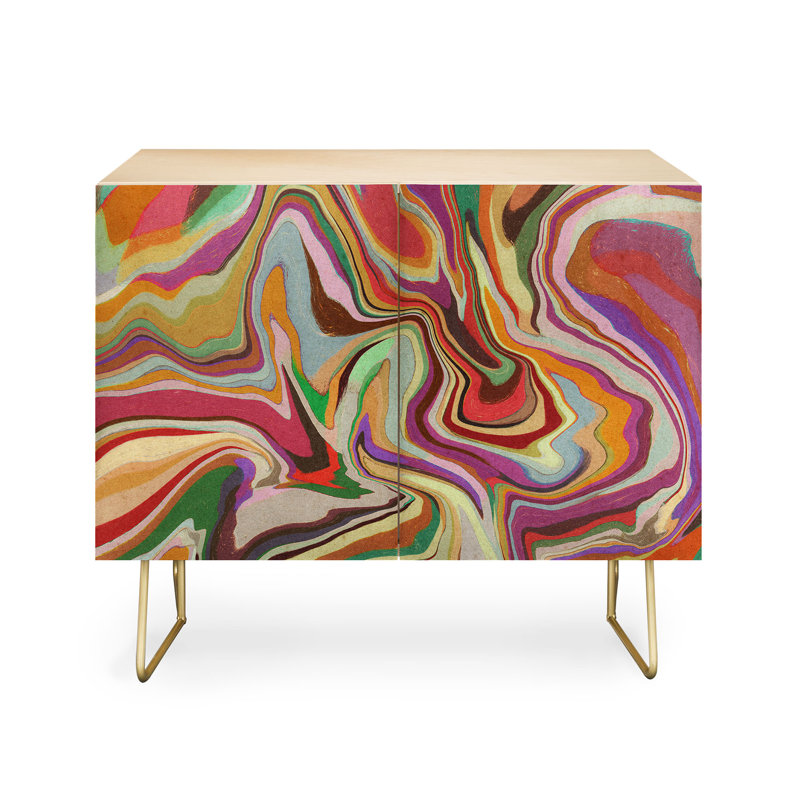 Jeovoni Accent Cabinet, Gold