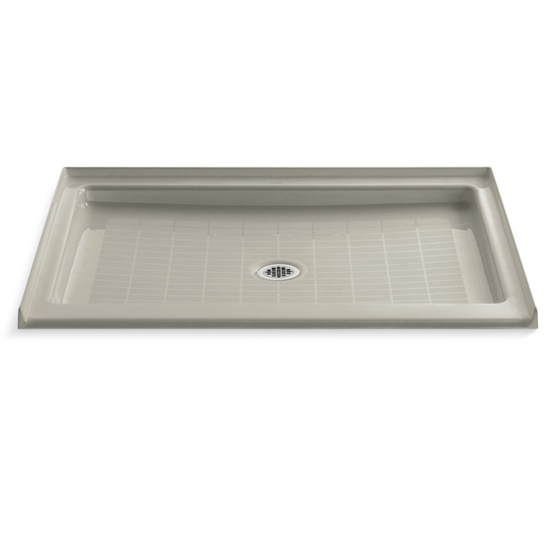 Purist 48" W x 36" D Cast Iron Shower Base, Sandbar