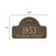 Lexy 2-Line Wall Address Plaque-760879980-760879968
