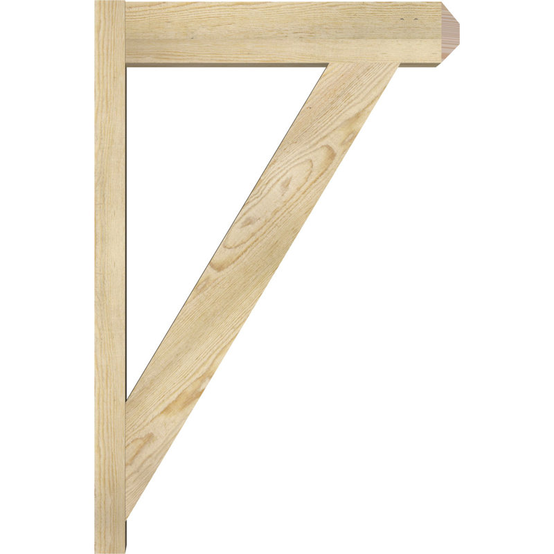 Artisan traditionnel en bois rustique, P 24 po x H 36 po, Sapin Douglas de 6 po (sciage brut)