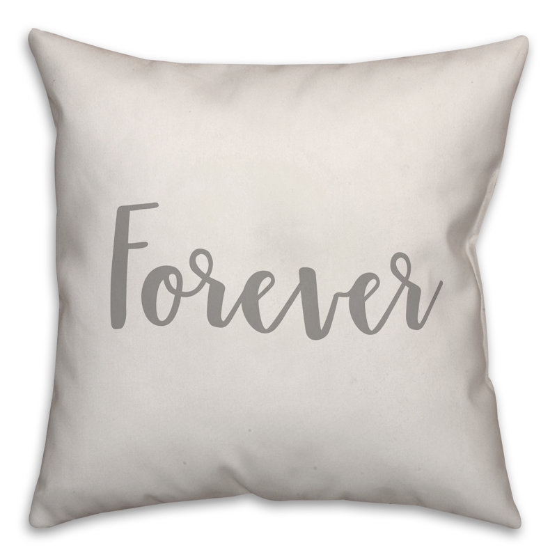  Coussin Forever, Blanc, Coussin et housse de coussin