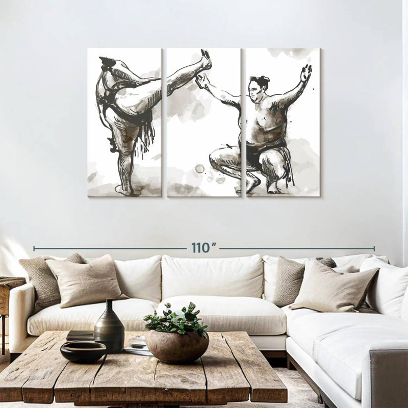 Sumo, 48" H x 74" W