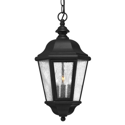 Edgewater Black 3 -Bulb 18.5" H Outdoor Hanging Lantern