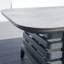 Table basse de patio en aluminium