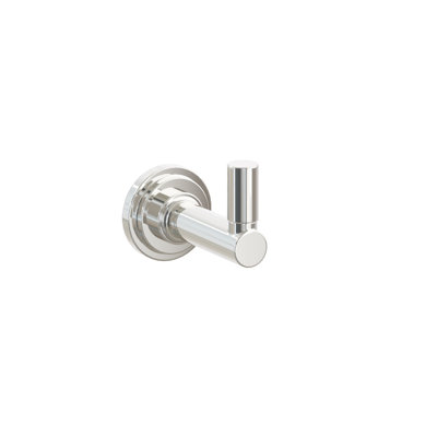 Crochet simple Emtek Select avec rosette à disque, tige ronde et pointe lisse