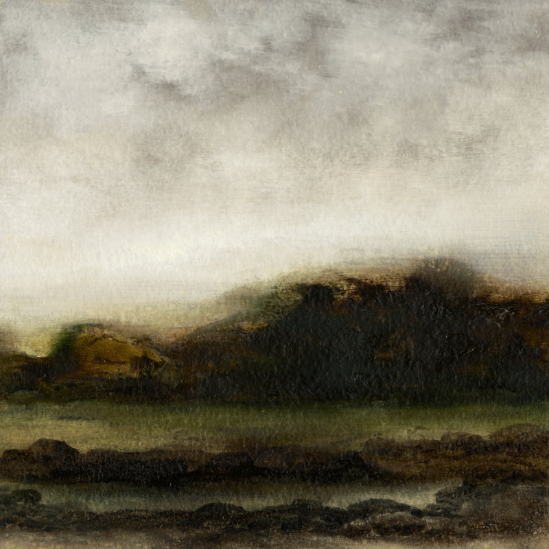 Fall Horizon IV by Sharon Gordon - Wrapped Canvas Painting, 30cm H x 30cm W