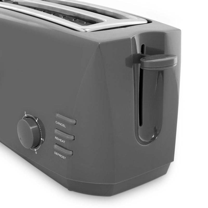 4 Slice Cool Touch Toaster, Grey