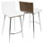 Middlebrook Swivel Upholstered Counter Stool with Metal Frame-754457801