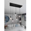 Cadesha 6 - Light Black Cluster Pendant-338233299