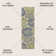 Hagy Modern Floral Textured Weave Navy/Green Indoor/Outdoor Rug