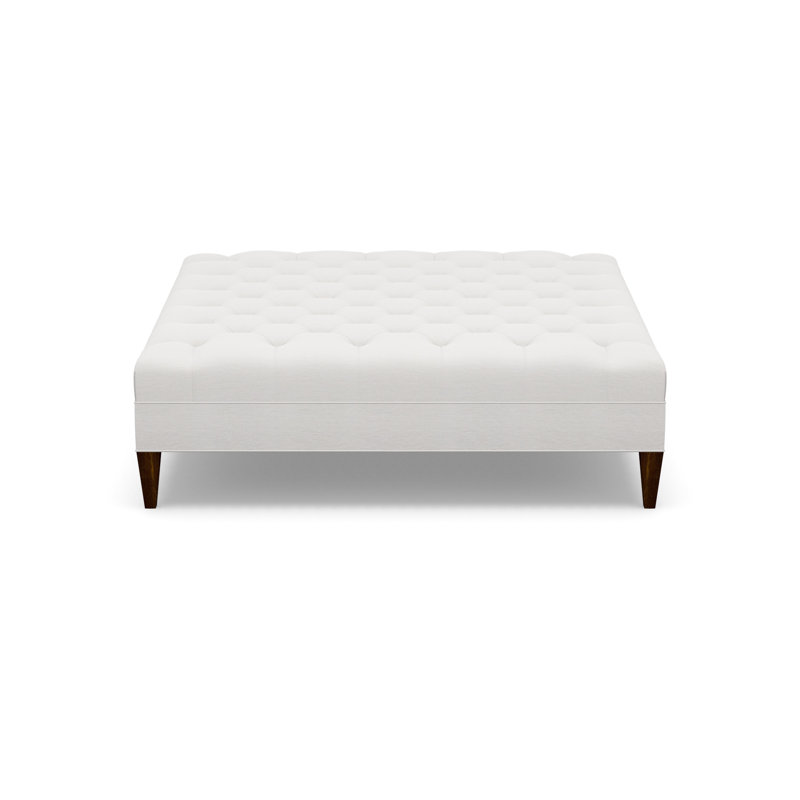Square Ottoman, Walnut, 9637-51