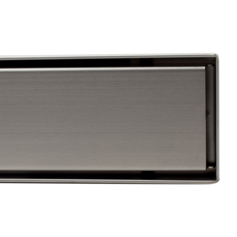 3'' W Grid, Brushed Stainless Steel