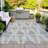 Machine Washable Indoor/Outdoor Xhevrie Linen Rug-111819357