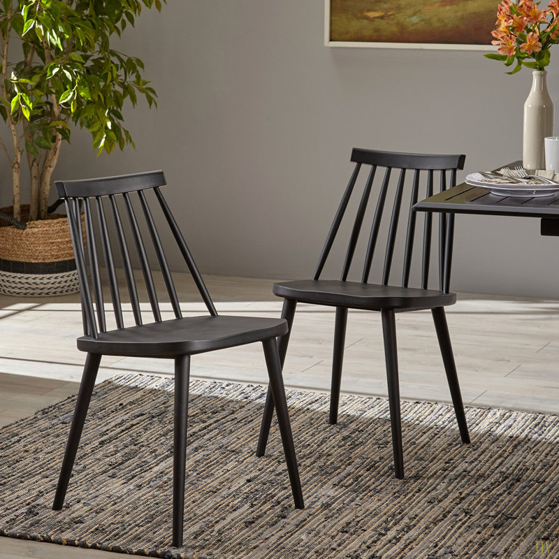 Chaises de salle à manger Farmhouse, Noir