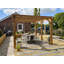 Dunster House Wooden Pergola Garden Plant Frame Furniture Kit Leviathan 4m x 3m
