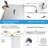 High Flow Stainless Steel Square Rainfall Shower-115211791
