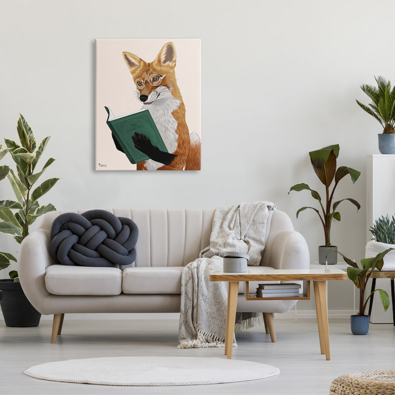 «Wild Fox» par Tara Royle, H 40 po x l 30 po x P 1,5 po