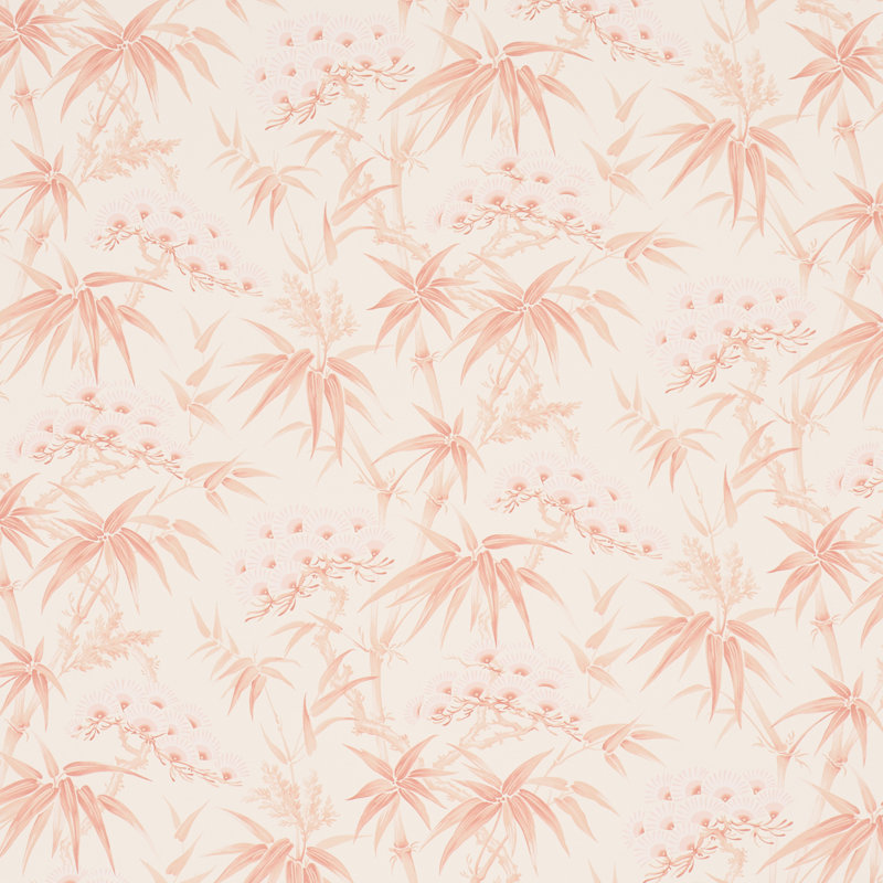 Papier peint floral Arita, Rose
