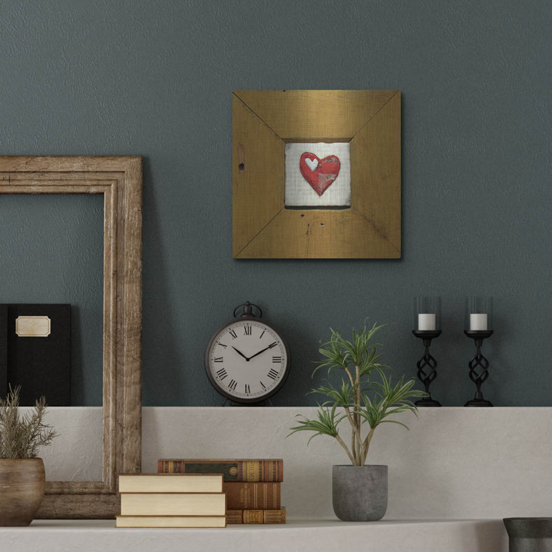 «Hearts Deisre Gold» par LovIsArt, H 12 po x l 12 po