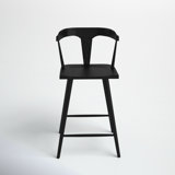 Agata Solid Wood Counter Stool