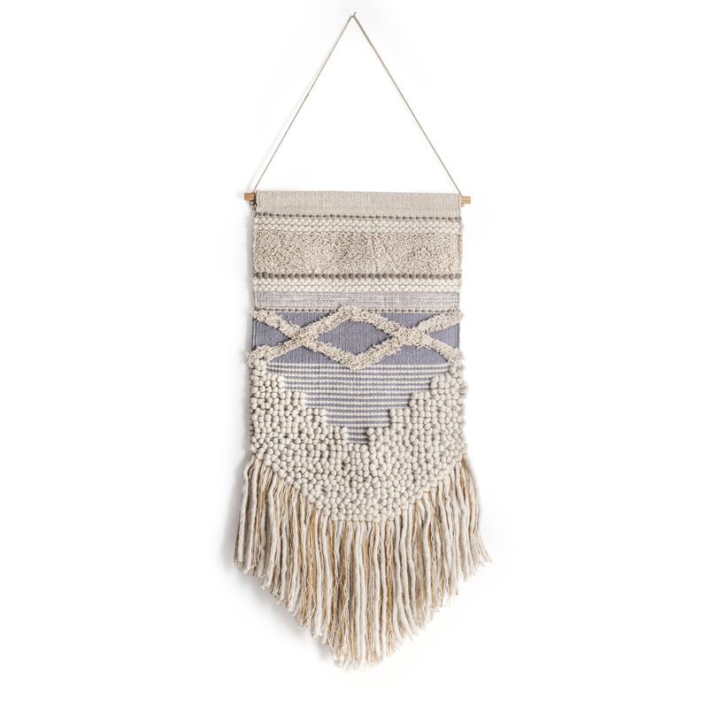 Suspension murale en coton avec tringle incluse