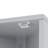 Multi-Functional Corner Cabinet Tall Bathroom Storage Cabinet With Two Doors And Adjustable Shelves, Open Shelf, Grey