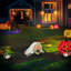 Zombie animé 72 po Halloween, accessoires de fête d'intérieur et d'extérieur