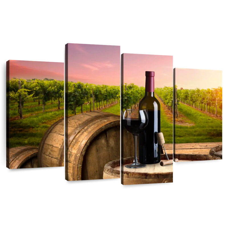 Yarlin Tuscan Wine Vineyard, 54" H x 84" W