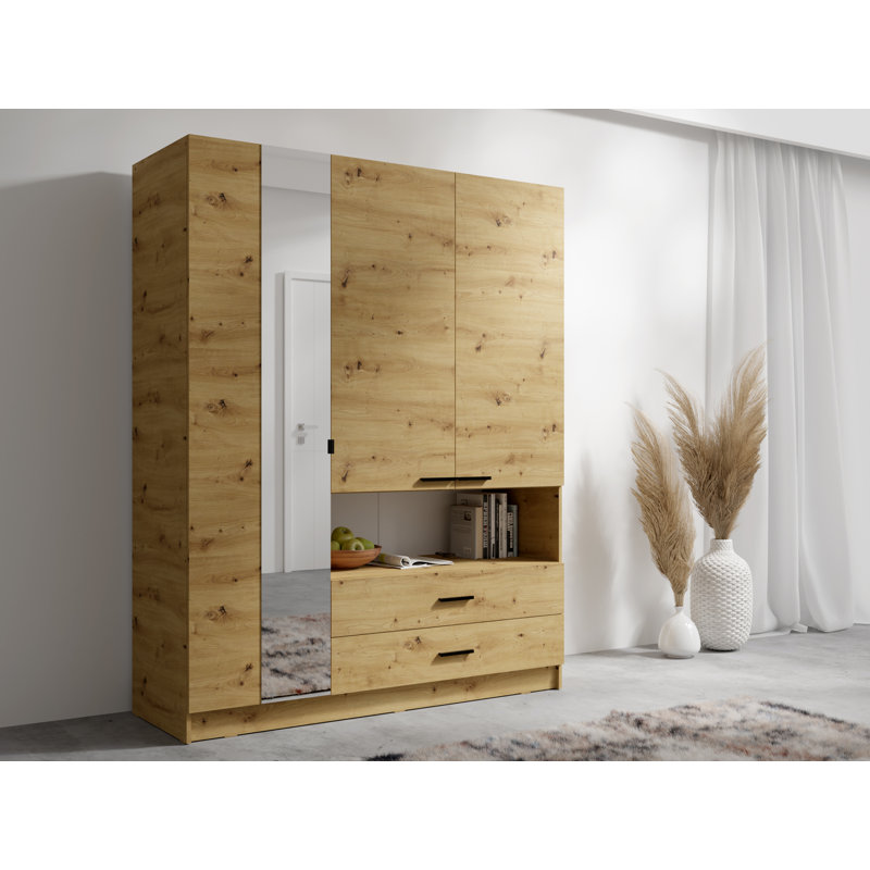 Taiba 3 Door Laminate Wardrobe