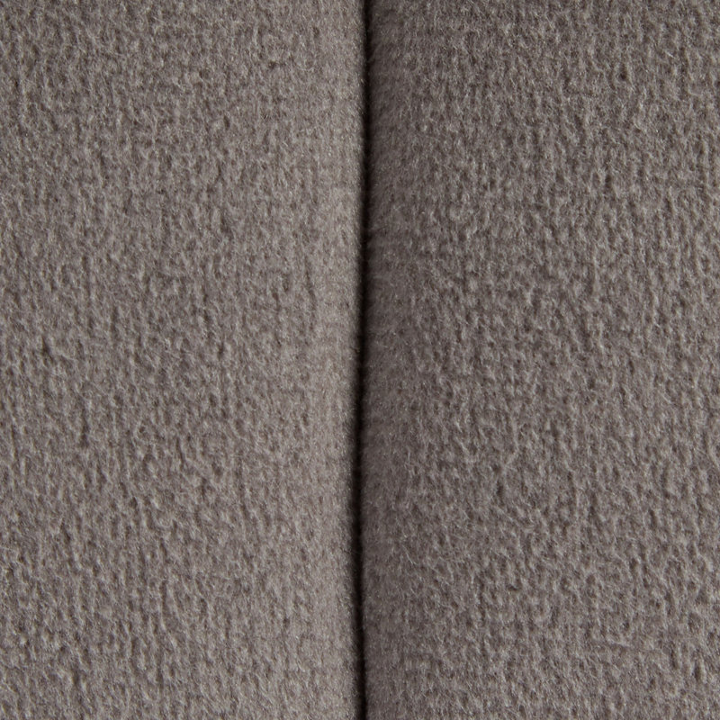Round 16" Ottoman In Dark Grey Velvet