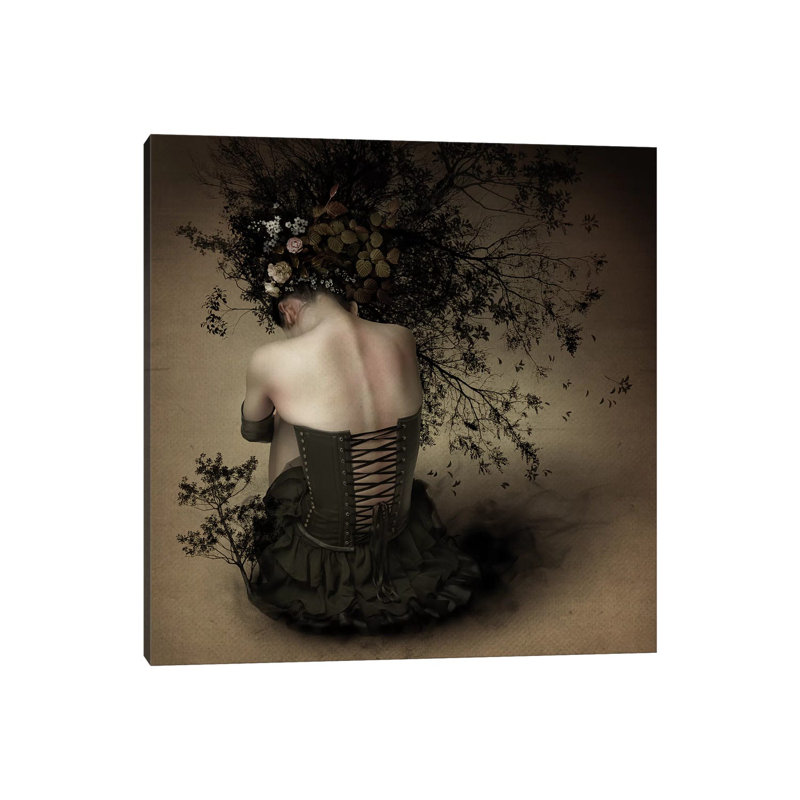 «Night Sc parfum Girl» par Kiyo Murakami, reproduction d'impression, H 12 po x l 12 po x P 1,5 po, Toile tendue