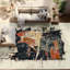Handmade Silk and Wool Abstract Area Rug-1701225725