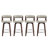 26'' Swivel Upholstered Counter Stools with solid wood leg-1099685632