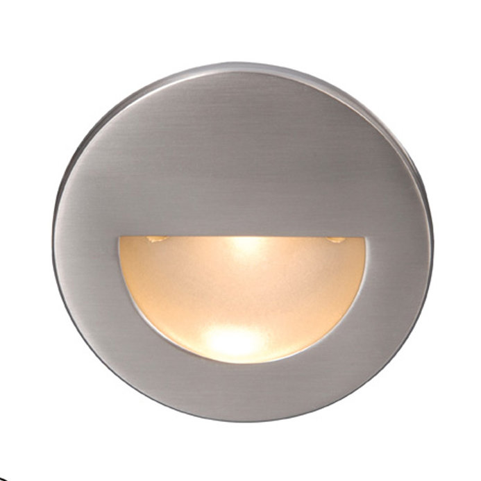 LEDme Integrated LED Step Light, Brushed Nickel, 3000