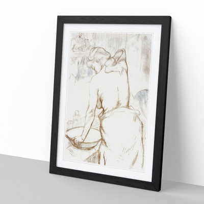 Lady Washing by Henri de Toulouse-Lautrec - Picture Frame Painting