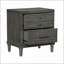 Table de chevet 2 tiroirs Transitional