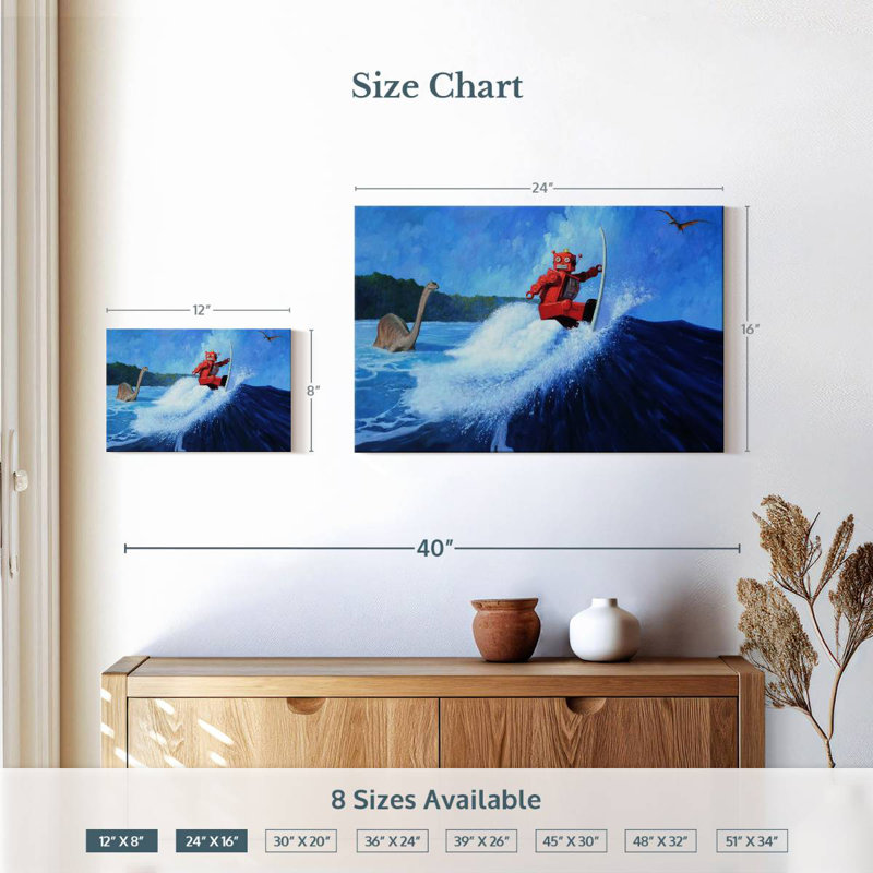 Surfer Joe, H 16 po x l 24 po