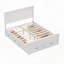 Structure de lit grand avec 6 tiroirs de rangement en bois-1634791006