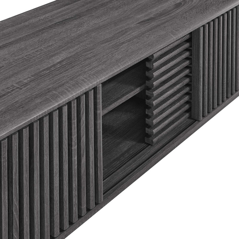  Meuble télé 59 po Iterate, Gris anthracite
